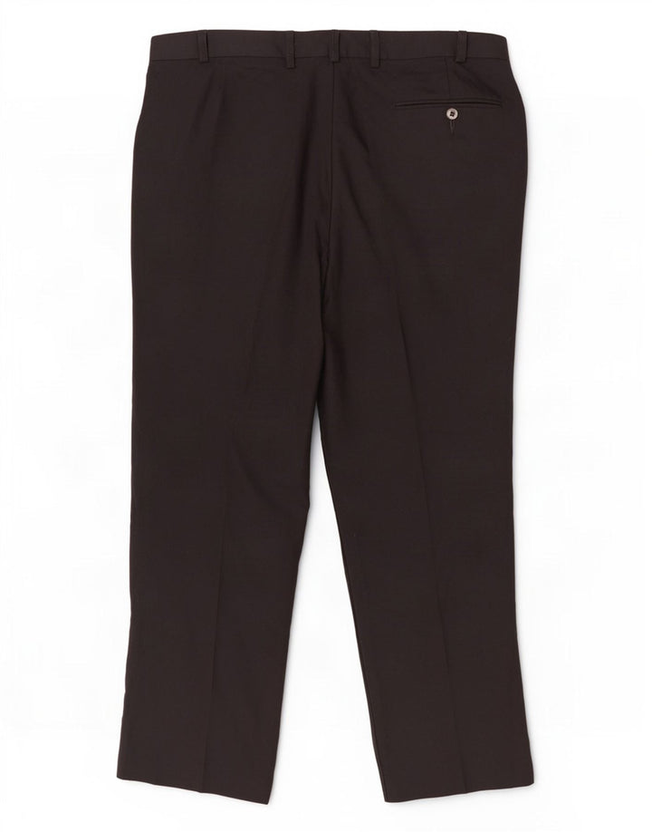 Marks & Spencer Ανδρικό ίσιο παντελόνι W36 L29 Μαύρο πολυεστέρα