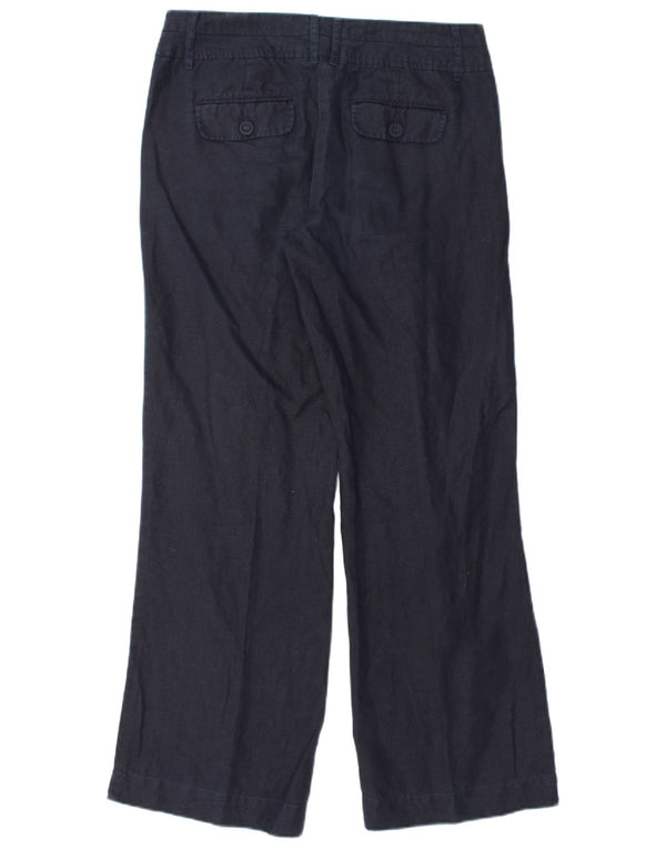 MONSOON Γυναικείο παντελόνι Chino UK 10 Small W32 L31 Navy Blue Len