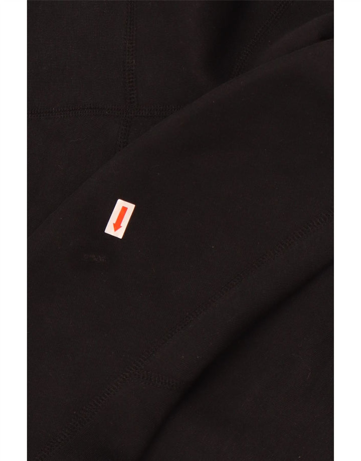 Πουλόβερ Nike Boys με φερμουάρ με κουκούλα 10-11 ετών, μεσαίο μαύρο βαμβακερό