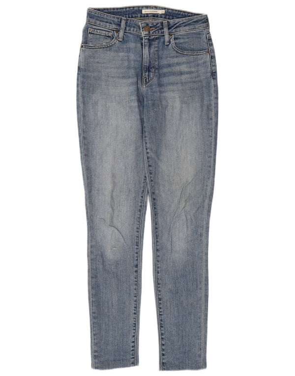 Levi's Womens 721 High Waist Skinny Jeans W26 L29 Blue Cotton