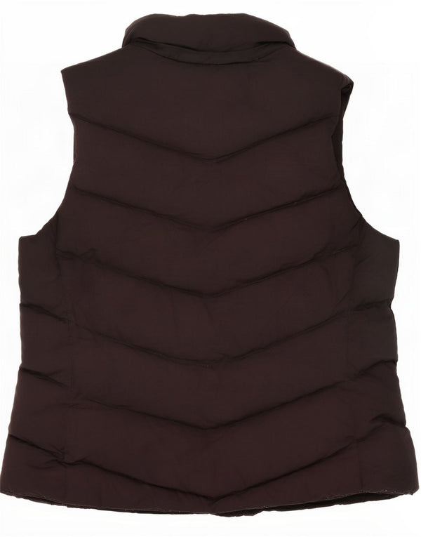 Gap Womens Padded Gilet UK 16 Large Black Polyester