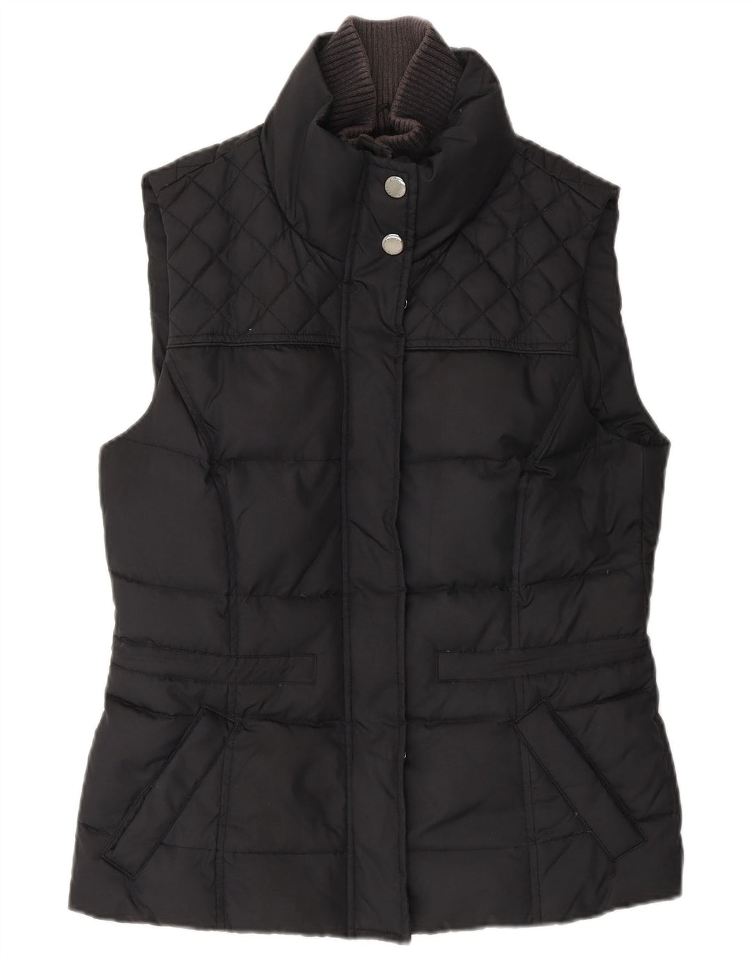 Esprit Γυναικεία επένδυση Gilet UK 12 Μεσαίου Μαύρου Πολυεστέρα