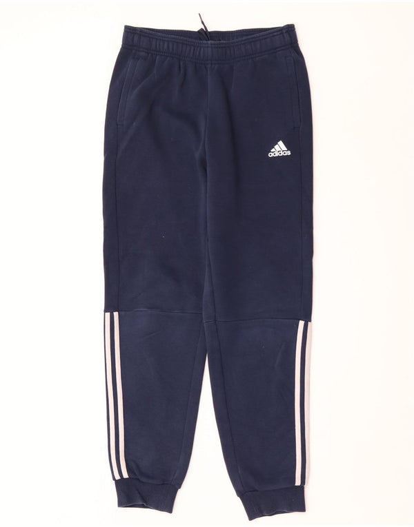 Adidas Boys αθλητική φόρμα παντελόνι Joggers 13-14 ετών Navy Blue Cotton
