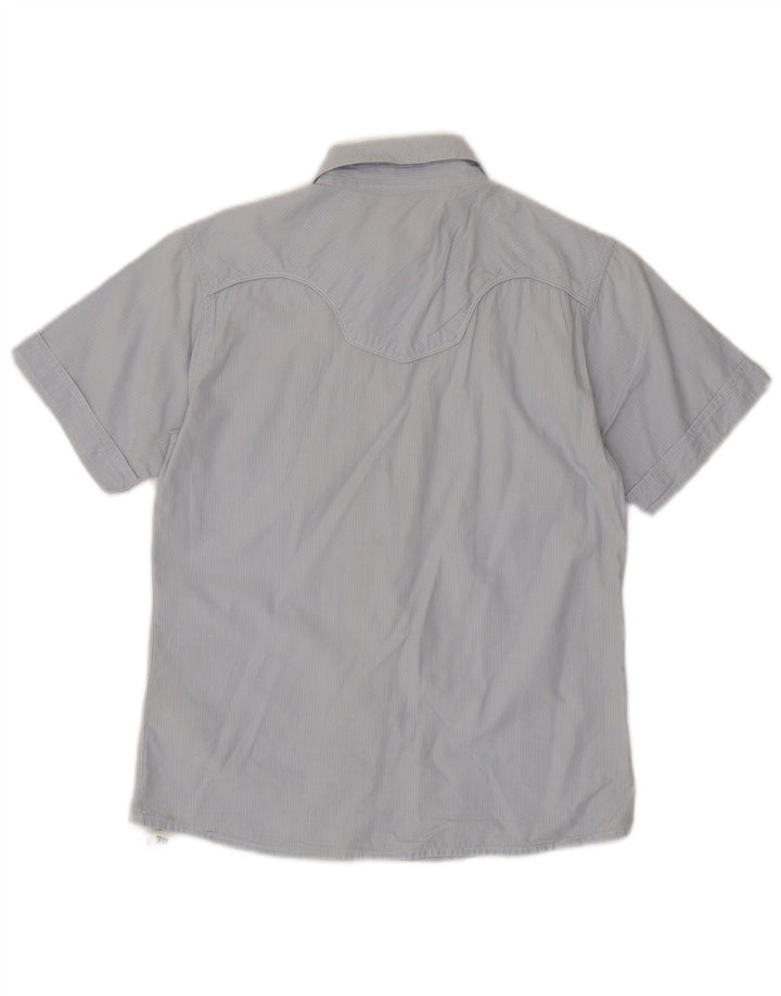 Μπλουζάκι Lee Boys κοντομάνικο 13-14 ετών Μπλε ρίγες βαμβακερό