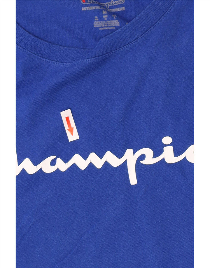 Ανδρικό T-Shirt Champion Graphic Top Medium Blue