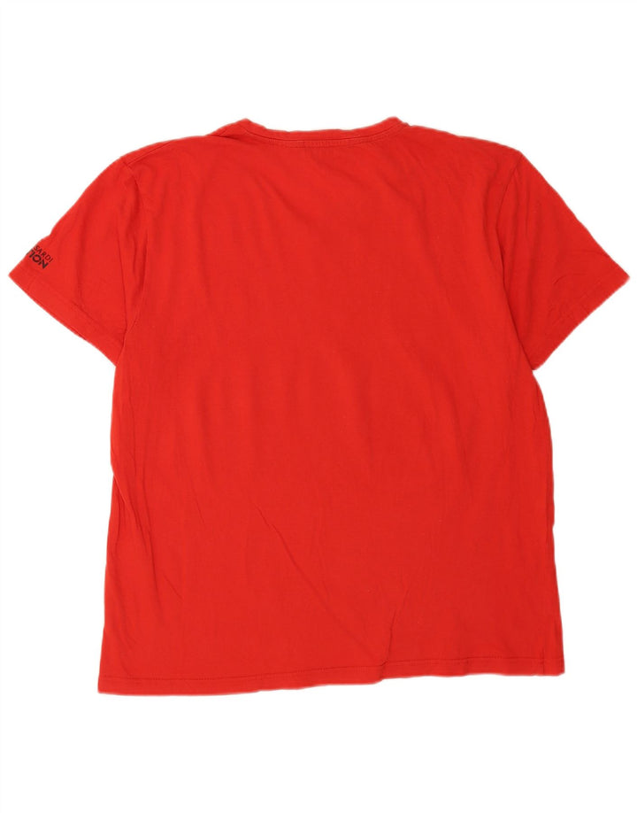Ανδρικό γραφικό T-Shirt Trussardi Top 2XL Κόκκινο