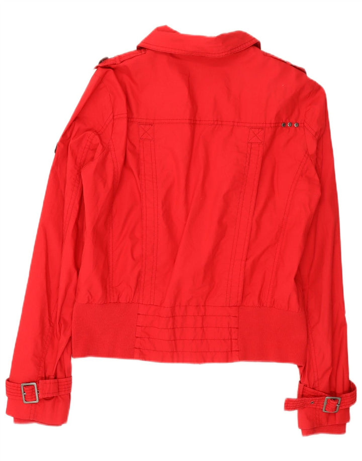 Esprit Γυναικείο Military Jacket UK 14 μεγάλο κόκκινο βαμβακερό