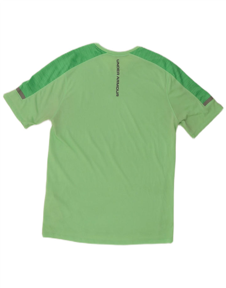 Ανδρικό γραφικό μπλουζάκι UNDER ARMOR Top Μικρό πράσινο πολύχρωμο πολυεστέρα