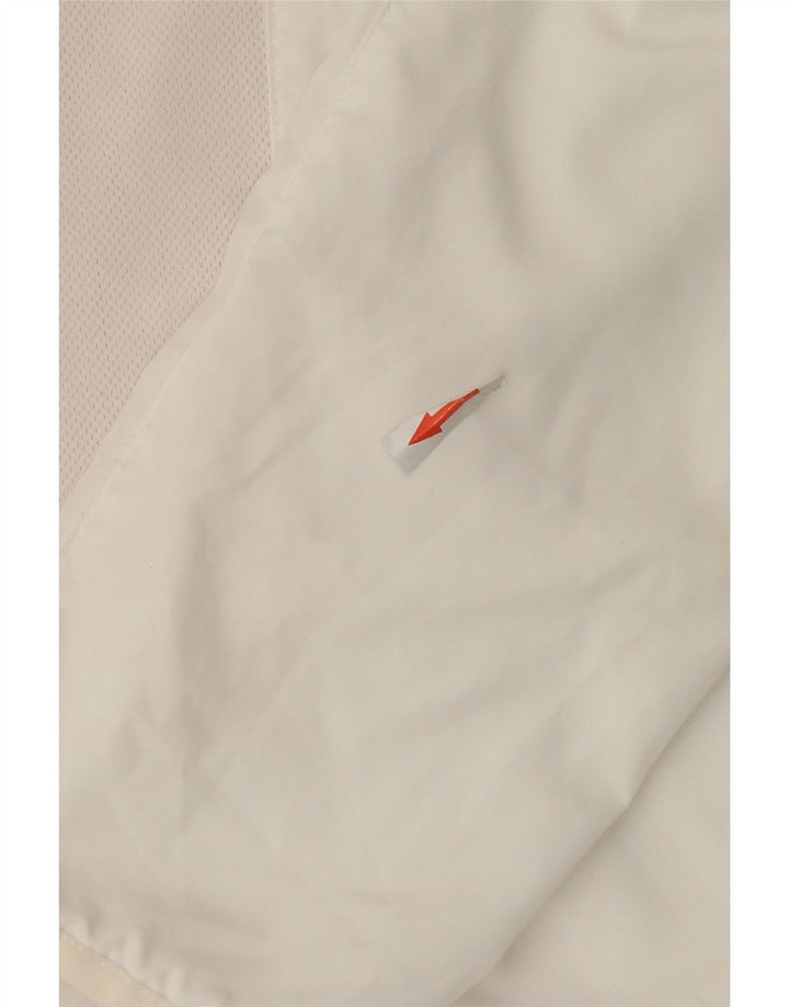Γυναικεία αθλητική φόρμα NIKE Top Jacket UK 14 Medium White Polyester