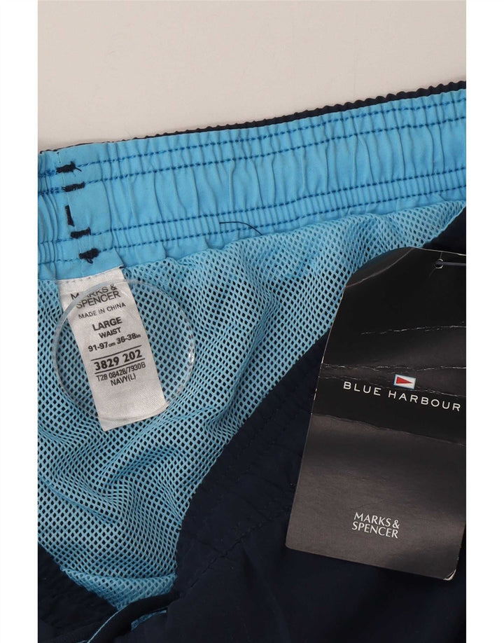 Ανδρικό σορτς κολύμβησης Marks & Spencer Ανδρικό Μπλε Χάρμπορ Μεγάλο Ναυτικό Μπλε