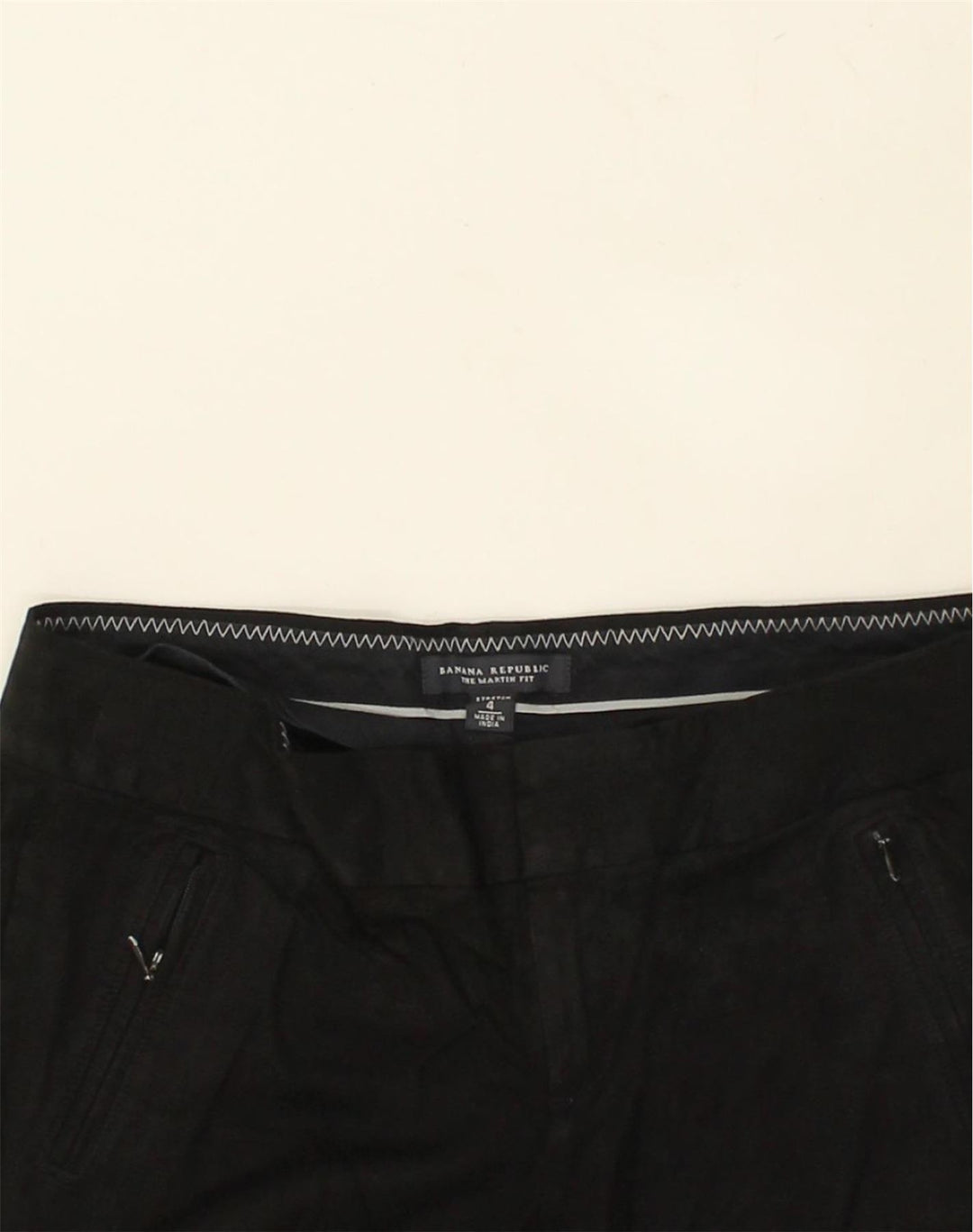 BANANA REPUBLIC Womens Slim Casual Trousers US 4  Small W30 L32  Black | Vintage Banana Republic | Thrift | Second-Hand Banana Republic | Used Clothing | Messina Hembry 