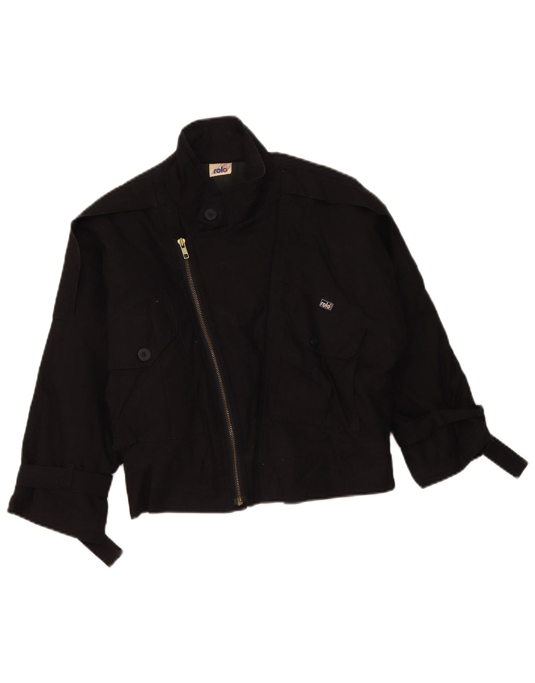 Vintage Boys Bomber Jacket 11-12 Years Μαύρο