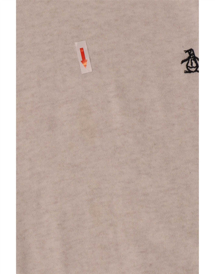 Ανδρικό πουλόβερ Penguin Boat Neck Jumper 2XL Γκρι βαμβακερό