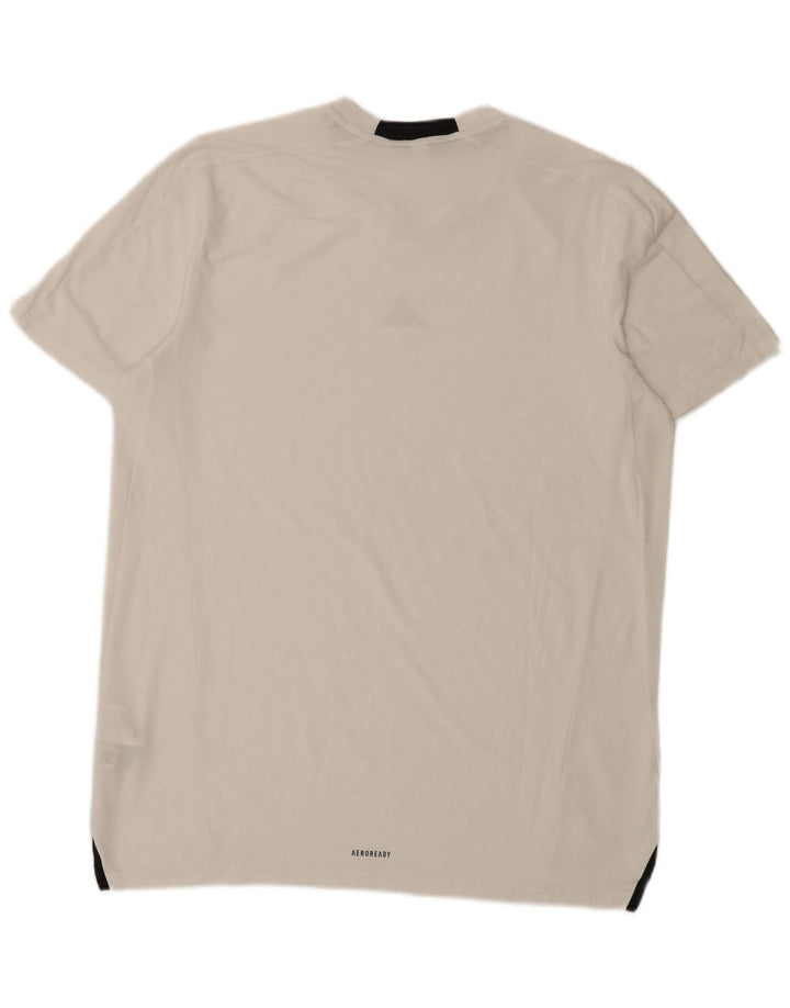 Ανδρικό T-Shirt Adidas Top Large White Polyester Sports