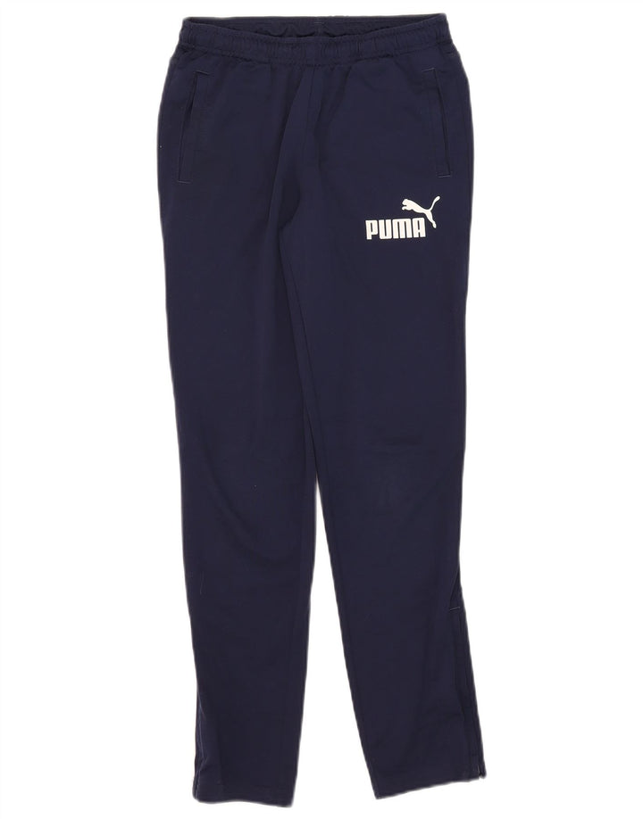 Puma Boys Graphic αθλητική φόρμα παντελόνι 11-12 ετών Navy Blue Polyester