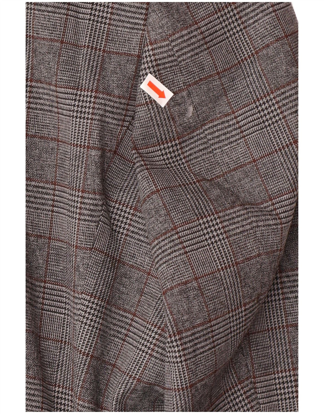 Marks & Spencer Ανδρικό μπουφάν blazer UK 46 3XL Grey Check Polyester