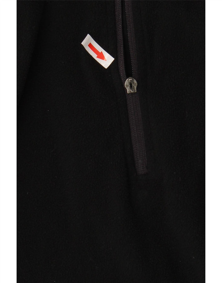 Umbro Ανδρικό φερμουάρ Fleece Jumper Μεσαίο Μαύρο Πολυεστέρας