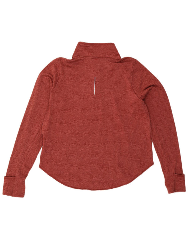 Γυναικεία φόρμα πουλόβερ με φερμουάρ Nike Dri Fit Top UK 16 Large Red Flecked