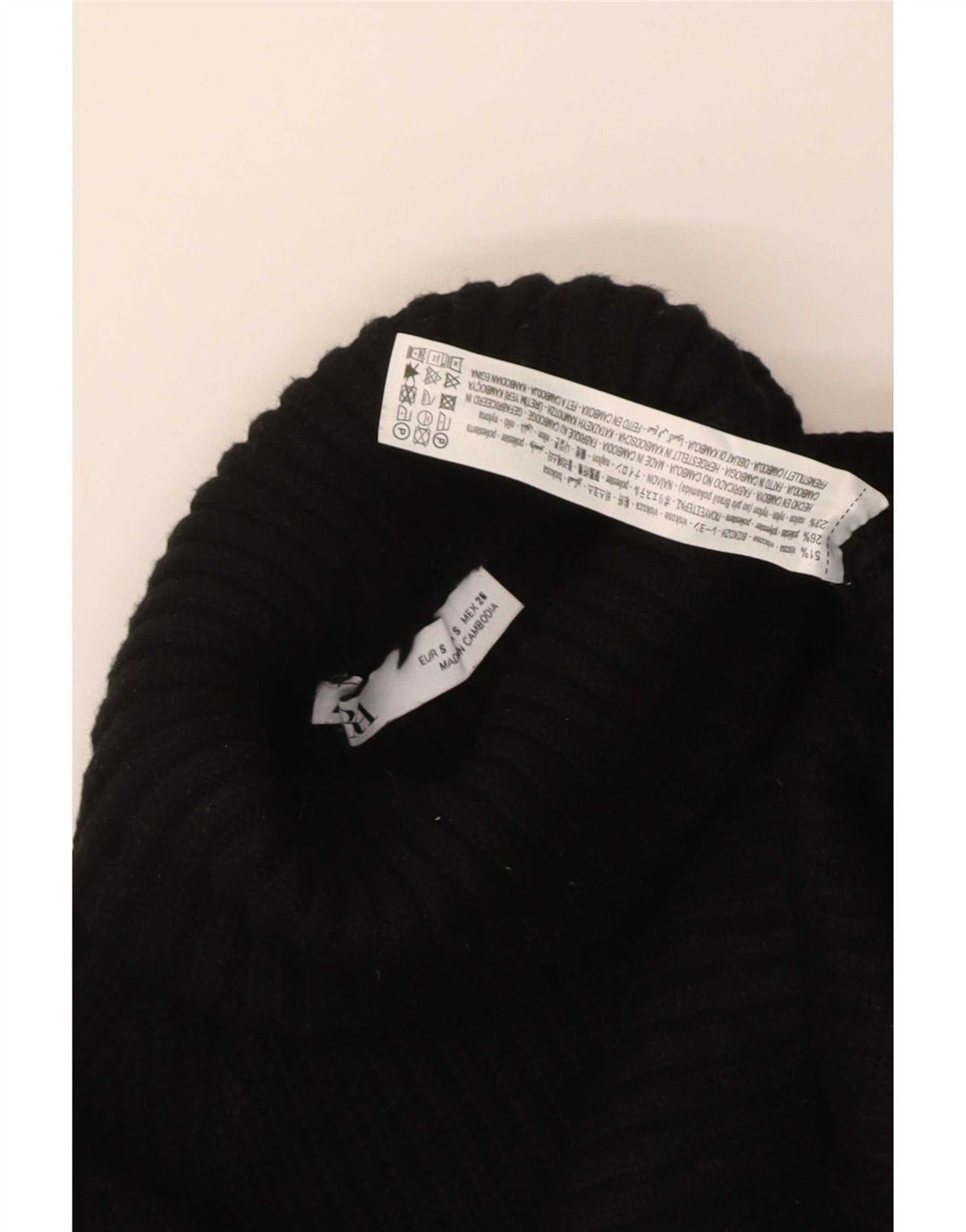 Zara Γυναικείο πουλόβερ 10 μικρό μαύρο