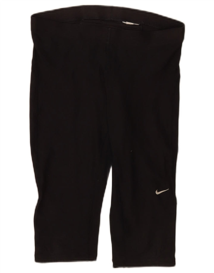 Nike γυναικεία κολάν Capri UK 10-12 μεσαίου μαύρου πολυεστέρα