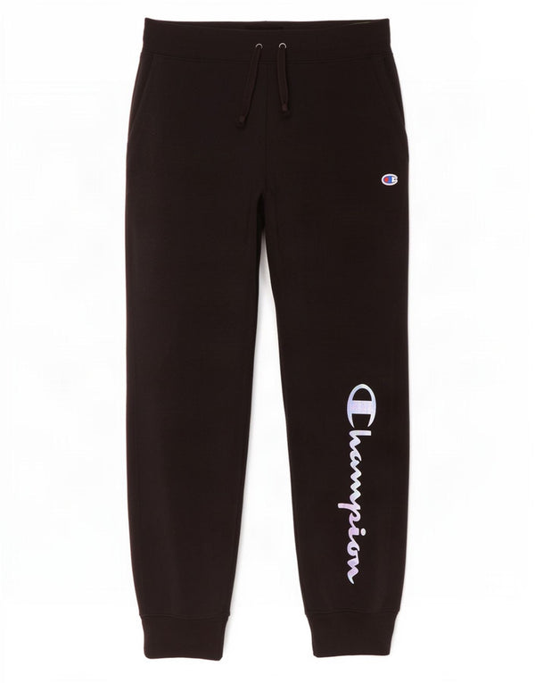 Champion Γυναικεία φόρμα αθλητικής φόρμας γραφικά Joggers UK 14 Large Black