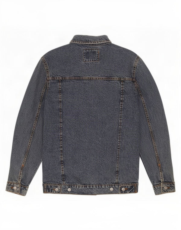 Zara Ανδρικό Τζιν Μπουφάν UK 36 Small Blue Cotton
