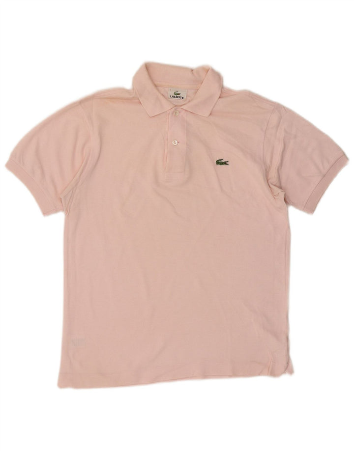 Ανδρικό πουκάμισο πόλο Lacoste, μέγεθος 3, μικρό ροζ βαμβακερό