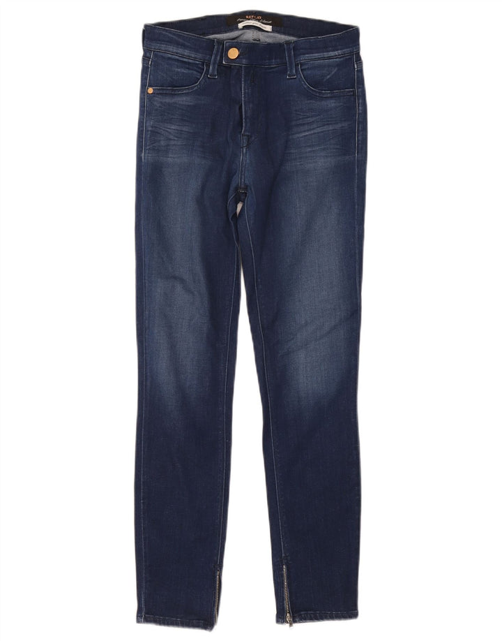 Replay Γυναικεία Skinny Jeans W25 L27 Blue Modal
