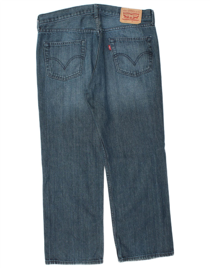 LEVI'S Ανδρικό τζιν 506 ίσιο W36 L28 Μπλε βαμβακερό