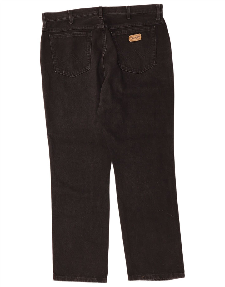 Ανδρικό τζιν Wrangler ίσιο W28 L32 Μαύρο