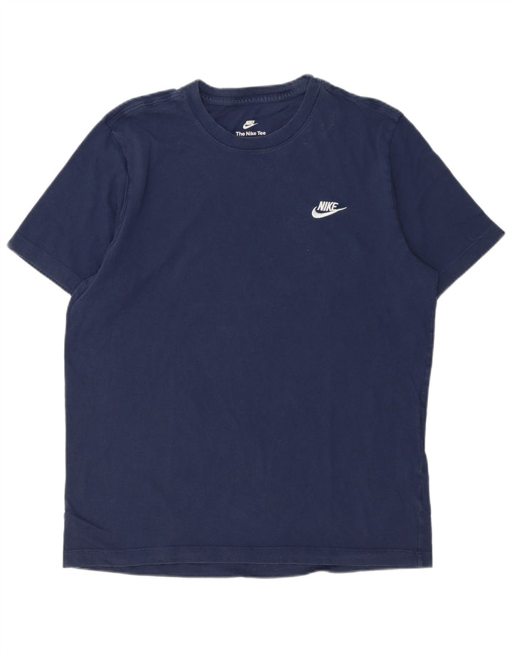 Ανδρικό μπλουζάκι Nike, τοπ μεγάλο, μπλε ναυτικό, βαμβακερό