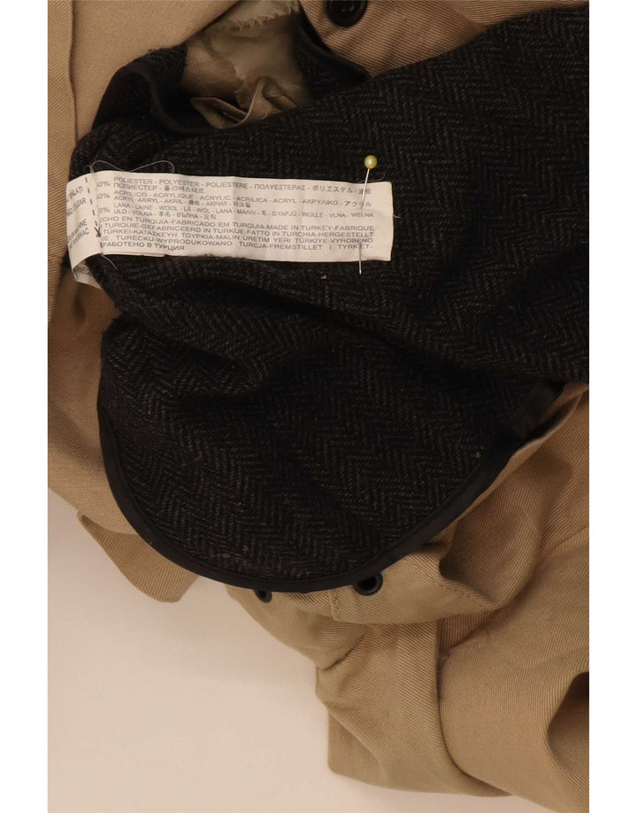 Zara Ανδρική καμπαρντίνα UK 36 Small Beige Polyester