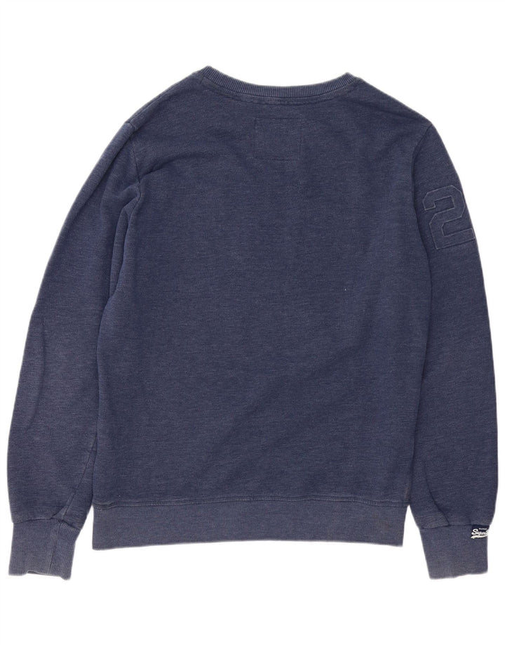 Ανδρικό γραφικό φούτερ Superdry Jumper XL Μπλε βαμβακερό
