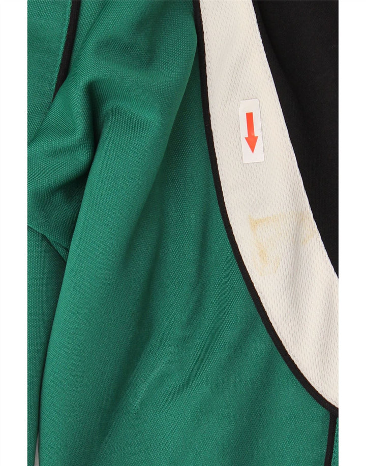 Ανδρική αθλητική φόρμα γραφικών Saller Top Jacket Μεγάλο πράσινο χρώμα από πολυεστέρα