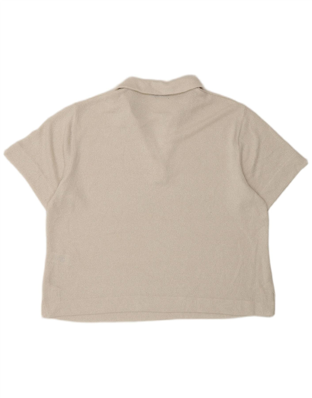 Marks & Spencer Γυναικείο πουκάμισο πόλο UK 16 Large Off White Polyester
