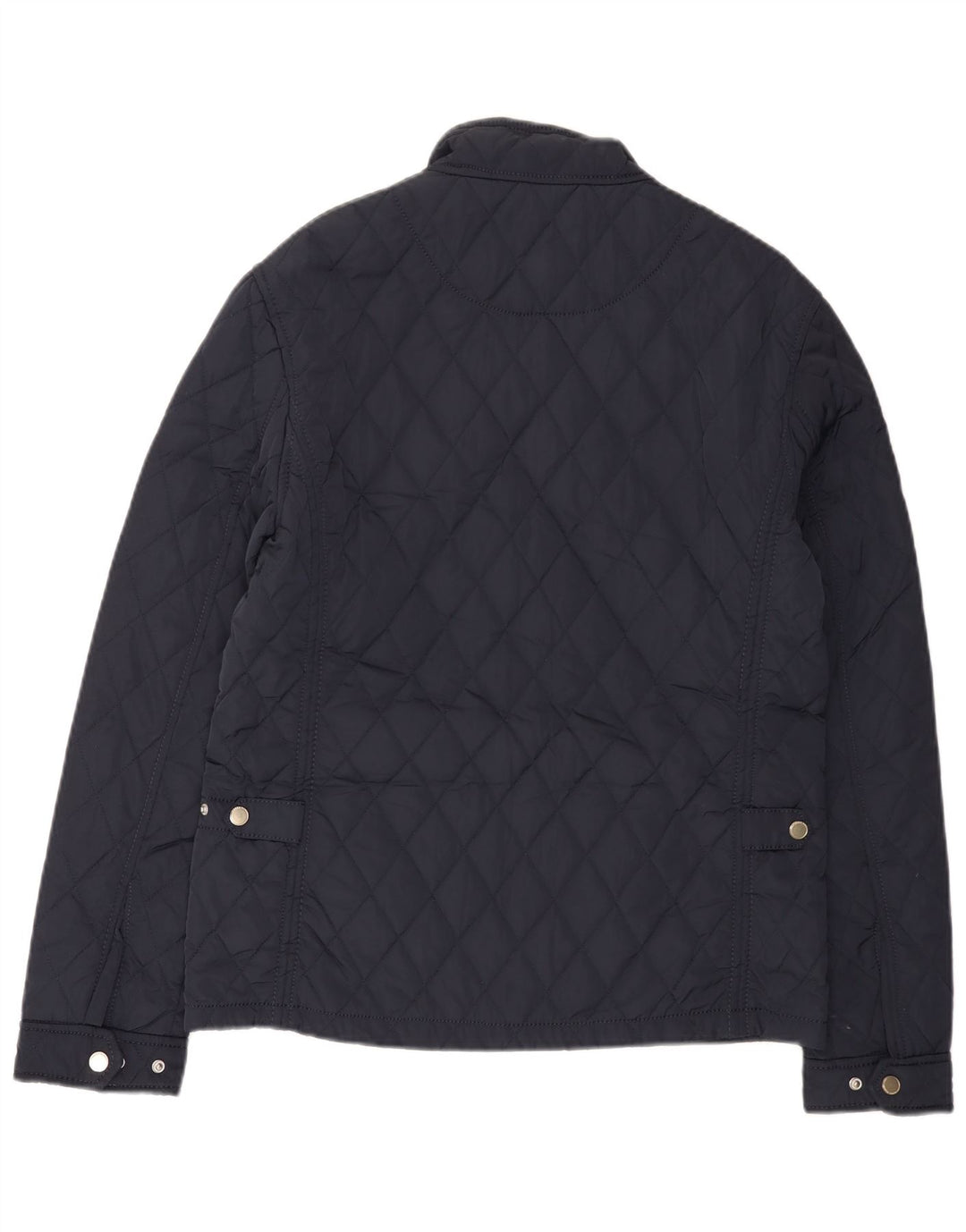 Zara Ανδρικό καπιτονέ μπουφάν UK 40 Large Navy Blue Polyester