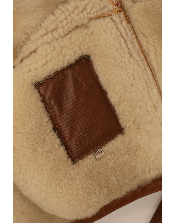 Conbipel Γυναικείο Παλτό Shearling με κουκούλα IT 42 Μεσαίο Καφέ