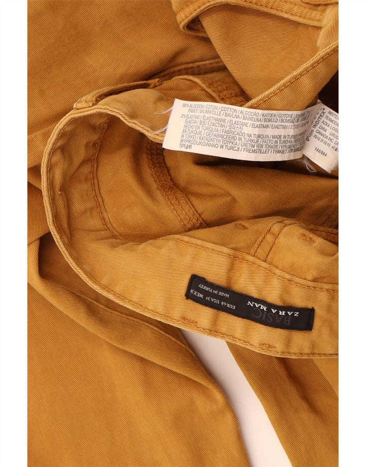 Zara Ανδρικό Slim Jeans EU 40 Medium W31 L32 Beige βαμβακερό
