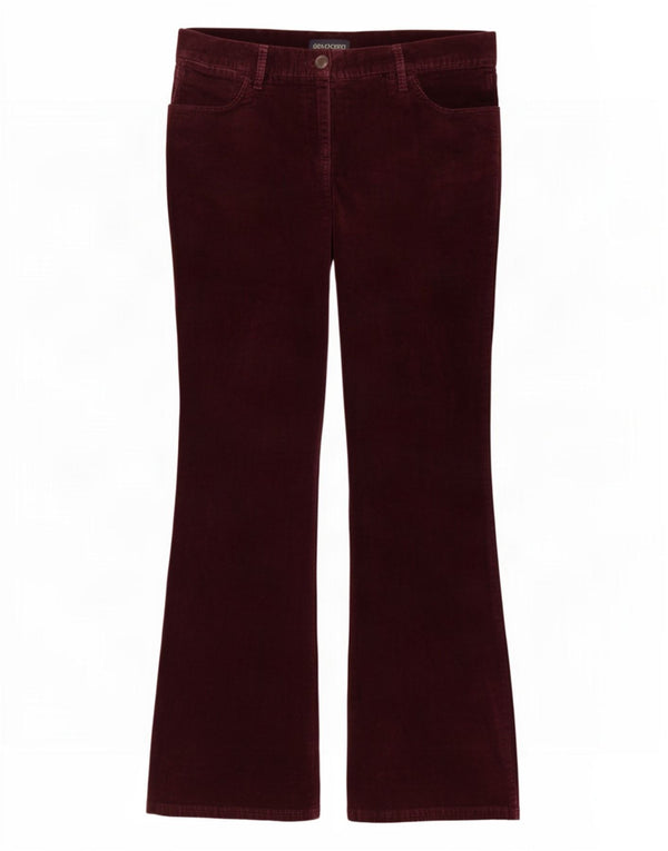 Marks & Spencer Γυναικεία Bootcut Κοτλέ παντελόνι UK 10 Small W28 L31 Purple