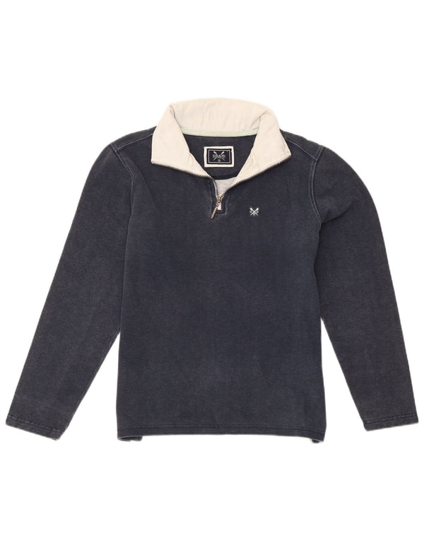 Crew Clothing Γυναικεία φούτερ Jumper UK 10 Small Navy Blue Colourblock