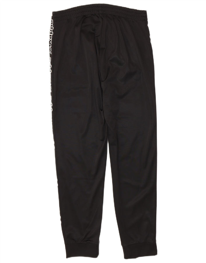 Kappa Ανδρική φόρμα γραφικής φόρμας παντελόνι Joggers μεγάλο μαύρο πολυεστέρα