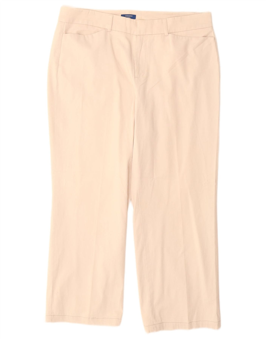 DOCKERS Γυναικείο Petite Crop Casual Παντελόνι US 12 Large W34 L26 Beige