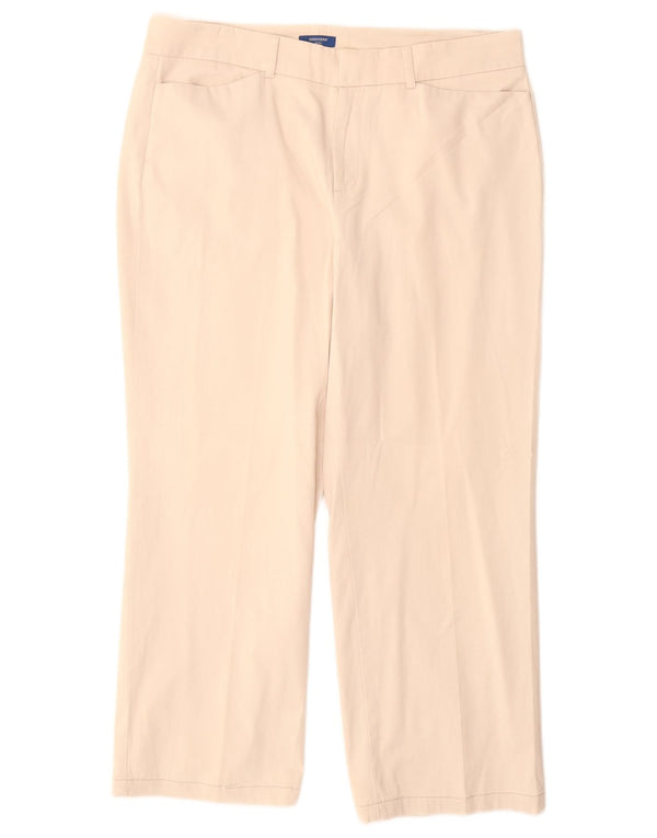 DOCKERS Γυναικείο Petite Crop Casual Παντελόνι US 12 Large W34 L26 Beige