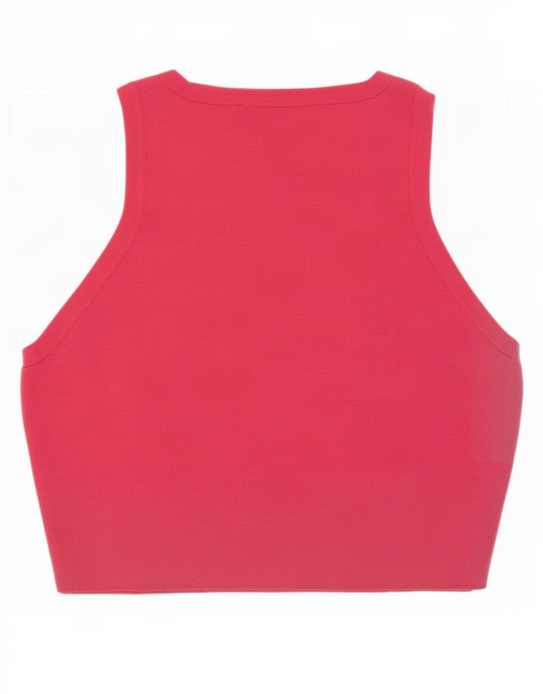 Zara Γυναικείο Crop Vest Top UK 12 Medium Pink