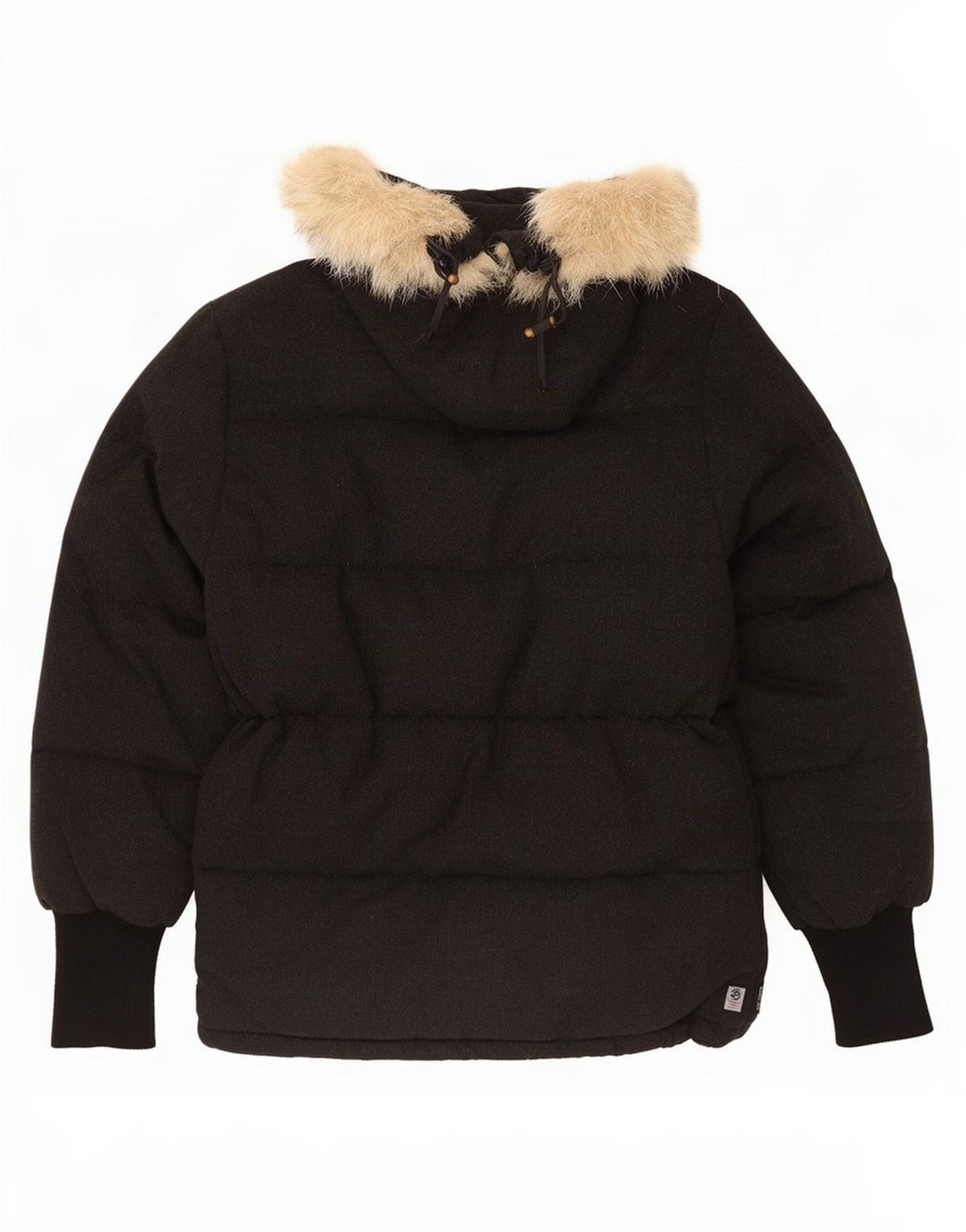 Moncler Ανδρικό μπουφάν με κουκούλα UK 36 Small Black Wool