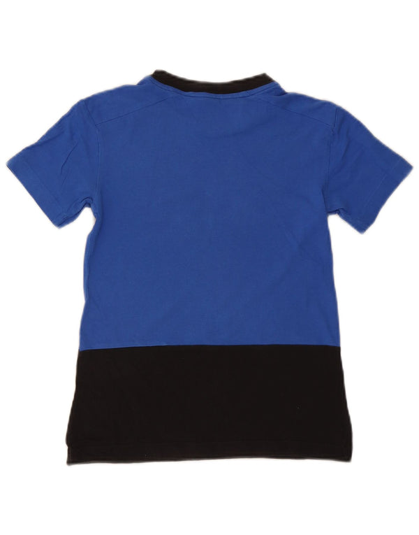 Γραφικό T-Shirt Adidas Boys Top 11-12 Years Blue Colourblock