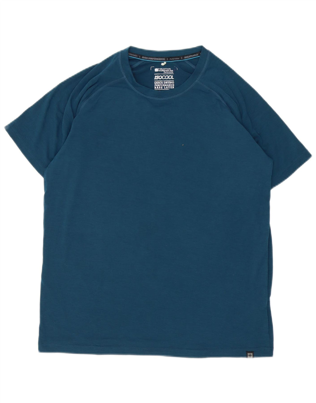 Ανδρικό T-Shirt Mountain Warehouse Top Small Blue Polyester