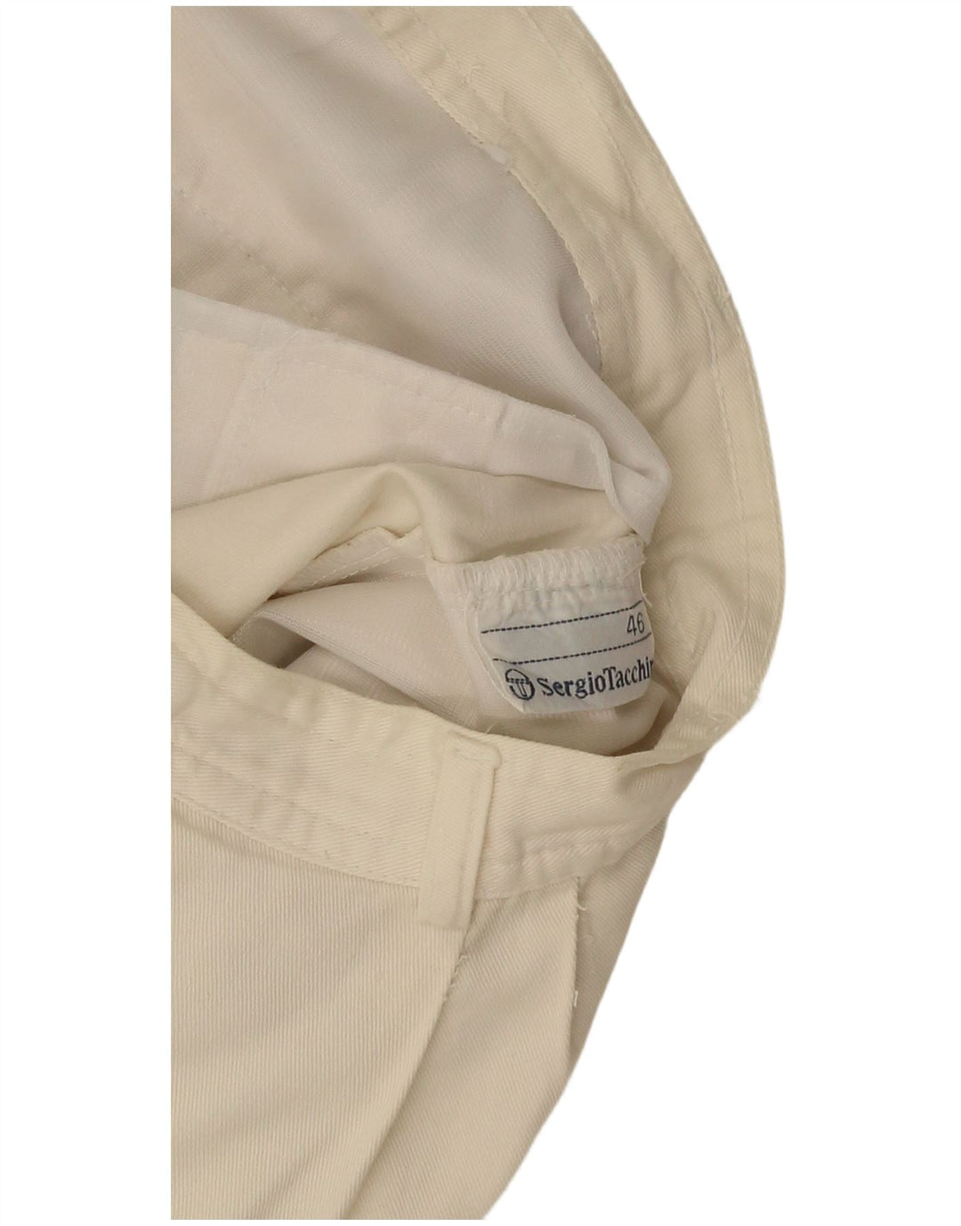 Sergio Tacchini Ανδρικό σορτς Chino IT 46 Small W28 Λευκό