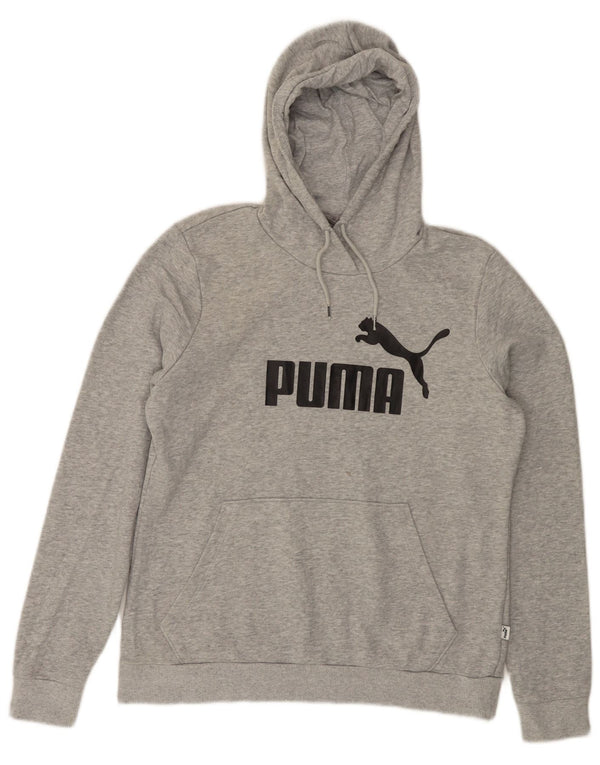 Γυναικεία κουκούλα με γραφικά PUMA UK 16 Large Grey Flecked
