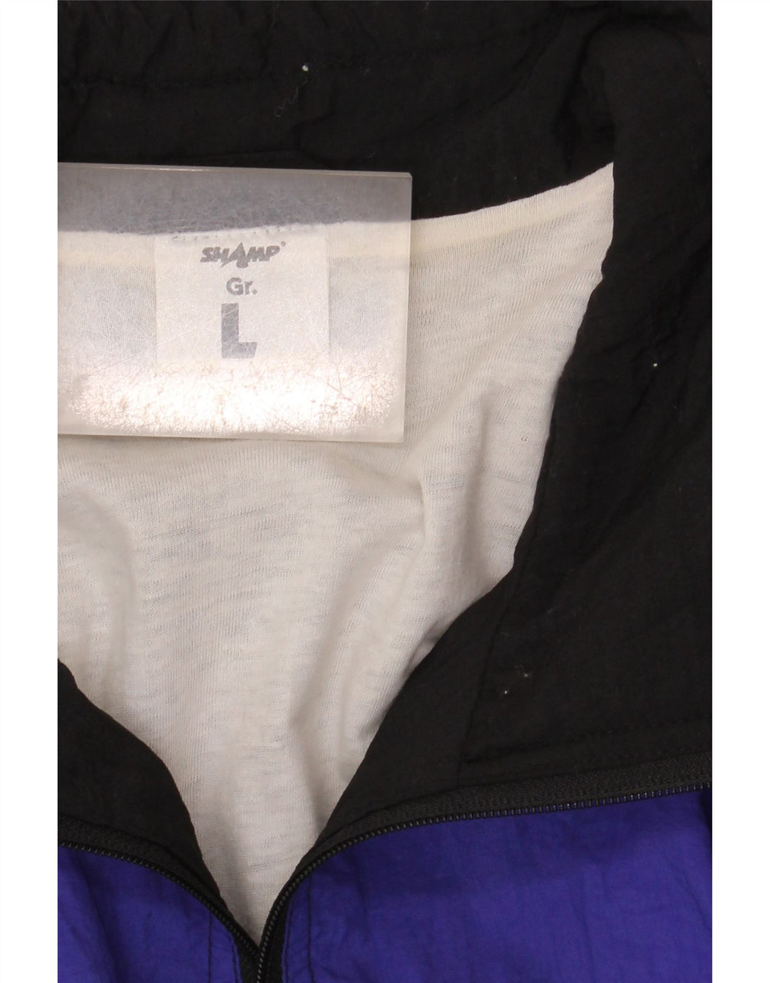 Ανδρική αθλητική φόρμα Shamp Μπουφάν με μεγάλο μαύρο χρώμα, πολυαμίδιο